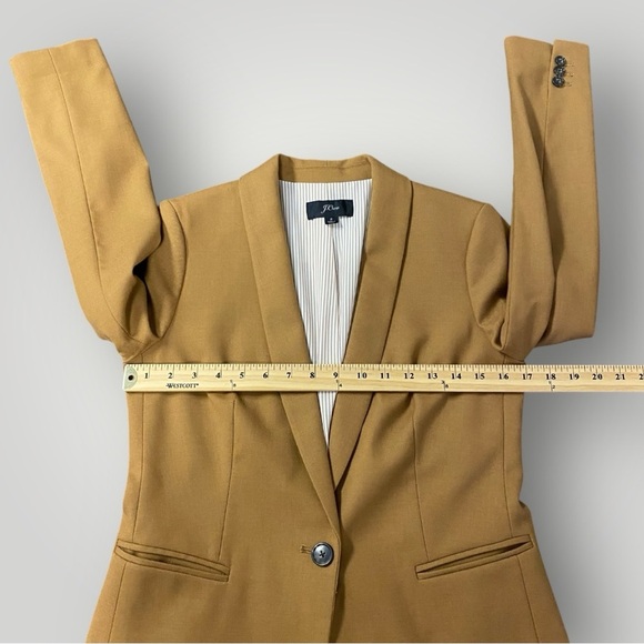 J. Crew Parke blazer in wool flannel in Camel Sz 2 - Picture 6 of 11